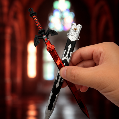Krinji™ Premium Katana Keychain with Push Button