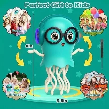 Dancing Jellyfish Toy with Music & Lights — Bump & Go Kids Toy