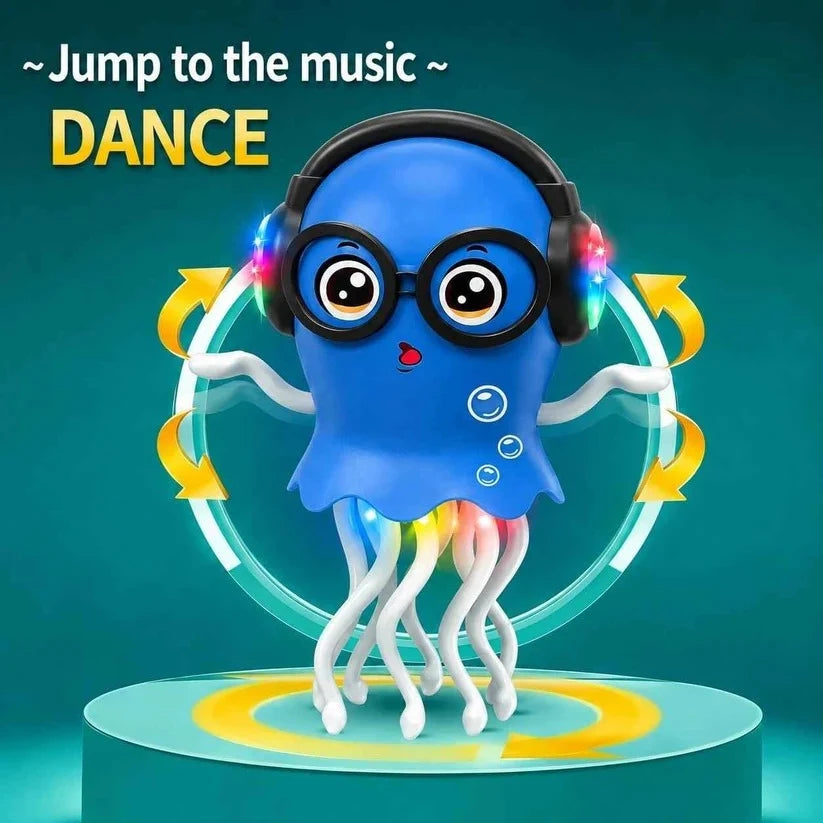 Dancing Jellyfish Toy with Music & Lights — Bump & Go Kids Toy