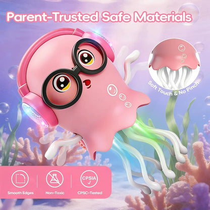Dancing Jellyfish Toy with Music & Lights — Bump & Go Kids Toy